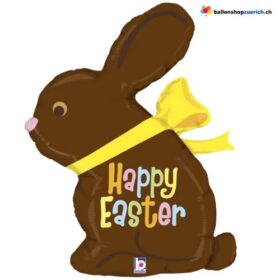 Schoko-Hase Ostern Luftballon Kaninchen Folie Dekoration Osterhase