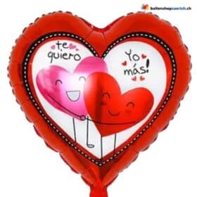 Te quiero Yo más! Herz Valentinstag Love Liebe Folie Luftballon Heliumballon Hochzeit Geburtstag Party