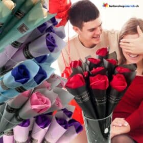 Очаруйте свои чувства розами. Романтические наборы из 10 мыльных роз – идеальное дополнение к вашему подарку