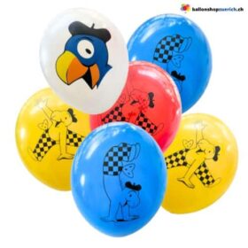 6 Stück Set - Globi Luftballons