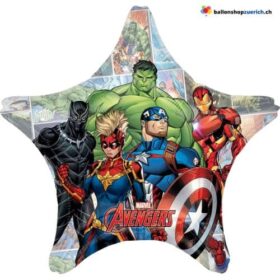 AVENGERS MARVEL POWERS UNITE Stern Luftballon Heliumballon