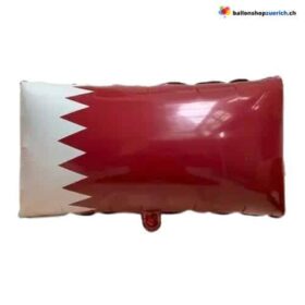 Luftballon Katar Wappen Flagge Folien Ballon Dekoration Luftballon Heliumballon
