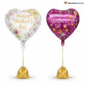 Mother's Day Balloon Heart Happy Mother's Day Flowers