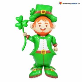 Riesige St. Patricks Day Elf Money Pot  Stand Glück Party Ballon Dekorationen Folien Luftballon