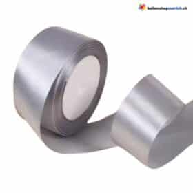 Rolle Satin Band Silber für Schleife etc. 50mm