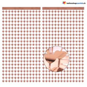 2er Set Rosegold Herze Vorhang Lametta Hochzeitsdekorationen Valentinstag Rosegold Herz Banner Girlande Liebe Vorhang Hochzeit Dekor.jpg