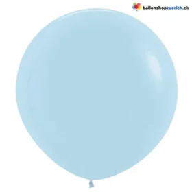 Luftballon Riesiger Grosser Pastell Blau