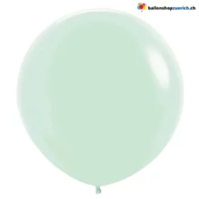 Luftballon Riesiger Grosser Pastell Grün