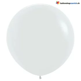 Luftballon Riesiger Grosser Weiss