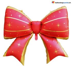 Riesiger Geschenk Masche Rot Gold Heliumballon Luftballon Geburtstags Party Fest Folie Autodekoration Geschenkmasche