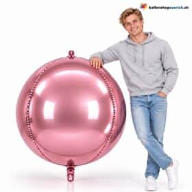 Riesenballon XXXL Rosa Kugel Folienballon 140 cm