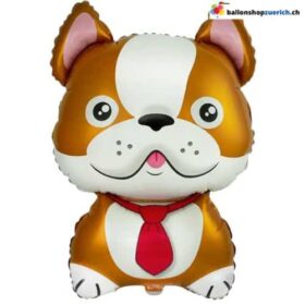 Luftballon Bulldogge Braun