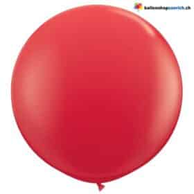Riesenballon Rot Runder XXXL Luftballon 170cm Helium geeignet Riesiger Grosser