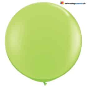 Riesenballon Runder XXXL Luftballon 120cm Helium geeignet Riesiger Grosser Hellgrün