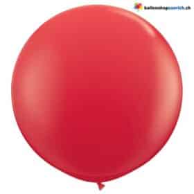 Riesenballon Runder XXXL Luftballon 120cm Helium geeignet Riesiger Grosser Rot
