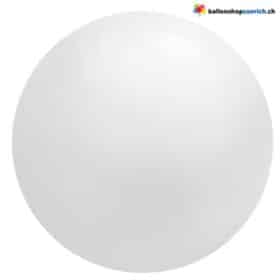 Riesenballon Runder XXXL Luftballon 206cm Helium geeignet Riesiger Grosser Weiss