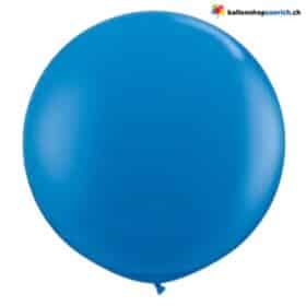 Riesenballon Runder XXXL Luftballon 210cm Helium geeignet Riesiger Grosser Blau