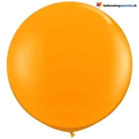 Riesenballon Runder XXXL Luftballon 210cm Helium geeignet Riesiger Grosser Orange