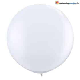 Riesenballon Runder XXXL Luftballon 210cm Helium geeignet Riesiger Grosser Weiss