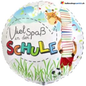 Folienballon Viel Spass in der Schule