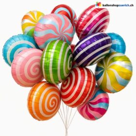 Süssigkeiten Folienballons Luftballons Set 10 Stück