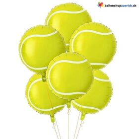 Tennisball Luftballon Folienballon Tennis Sport Geburtstag Party Dekorationen