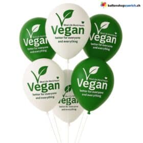 Vegan Veganer Luftballon Zürich