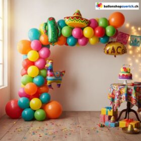 Ballongirlande Fiesta Mexico Sombrero 159-teilig
