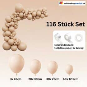 Ballongirlande Hautton 116er Set
