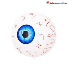 Halloween 4D Folienballon Auge Blau 55cm