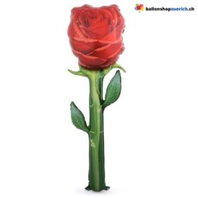 Riesen Ballon Rose Blume 150 cm Folienballon