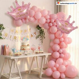 Ballongirlande Set Soft Pink XXL DIY Kit