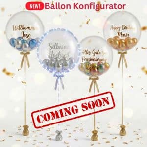 Personalisierter Bubble Ballon Geschenkballon Konfigurator by BallonShopZuerich.ch - DEMNÄCHST