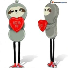 Riesen Faultier Ballon "Just for You" 175 cm