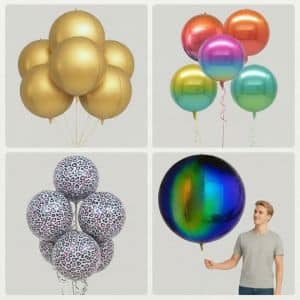 Runde Folienballons premium ballonshopzuerich.ch
