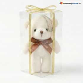 Teddybär Geschenk Box Love Weiss