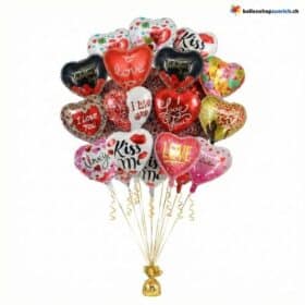 Valentinstag Ballons Set