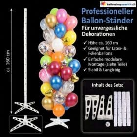 Ballon Ständer Display Weiss