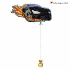 Auto Hot Car Ballon Schwarz Flammen