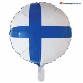 Finnland Ballon Blau Weiss Fahne
