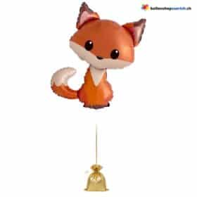 Fuchs Ballon Orange Waldtier Figur