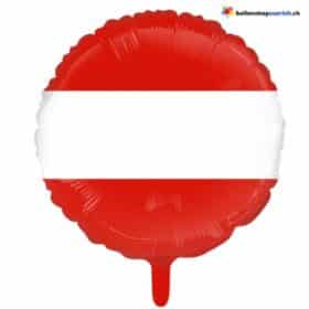 Österreich Ballon Rot Weiss Fahne