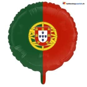 Portugal Ballon Grün Rot Gelb Fahne