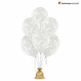Schmetterlinge Ballons Transparent 6er-Set