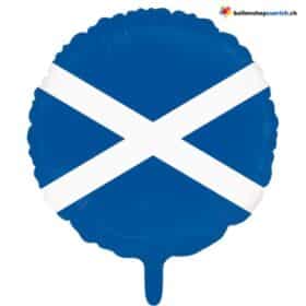 Schottland Ballon Blau Weiss Fahne