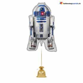Star Wars R2-D2 Folienballon Blau Weiss XL