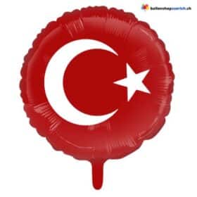 Türkei Ballon Rot Weiss Flagge