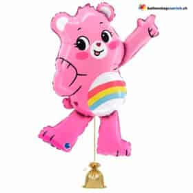 Glücksbärchi Ballon Rosa Cheer Bear