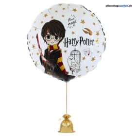 Harry Potter Ballon Weiss Rund