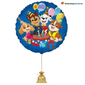 Paw Patrol Ballon Blau Pawsitive Vibes